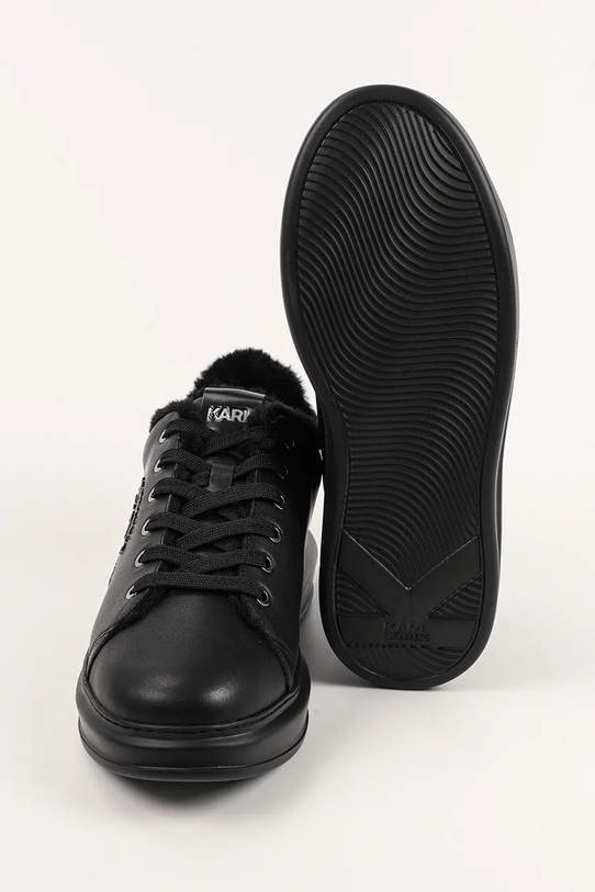 Karl Lagerfeld sneakersy skórzane KAPRI KL52539L.00X czarny