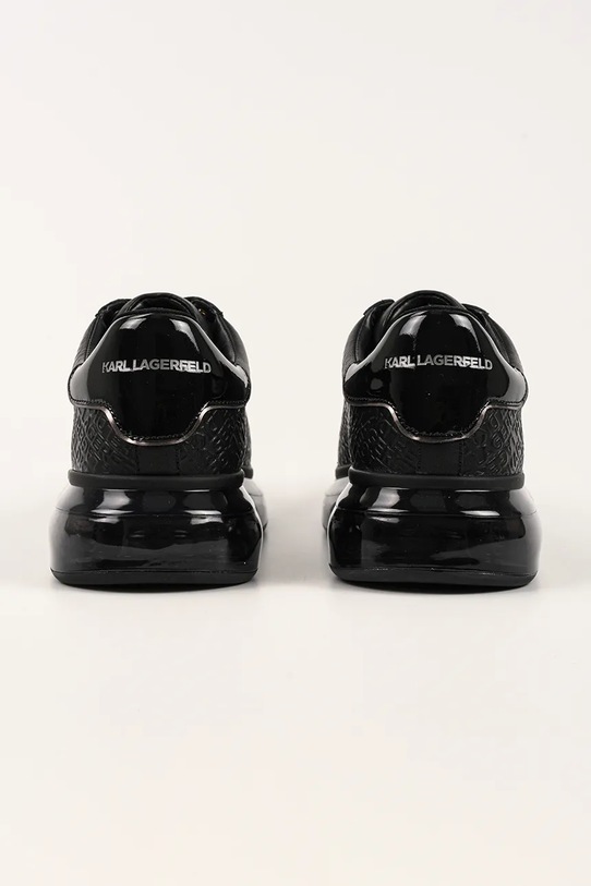 Obuwie Karl Lagerfeld sneakersy nubukowe dziecięce KAPRI KUSHION KL52643A.00X czarny