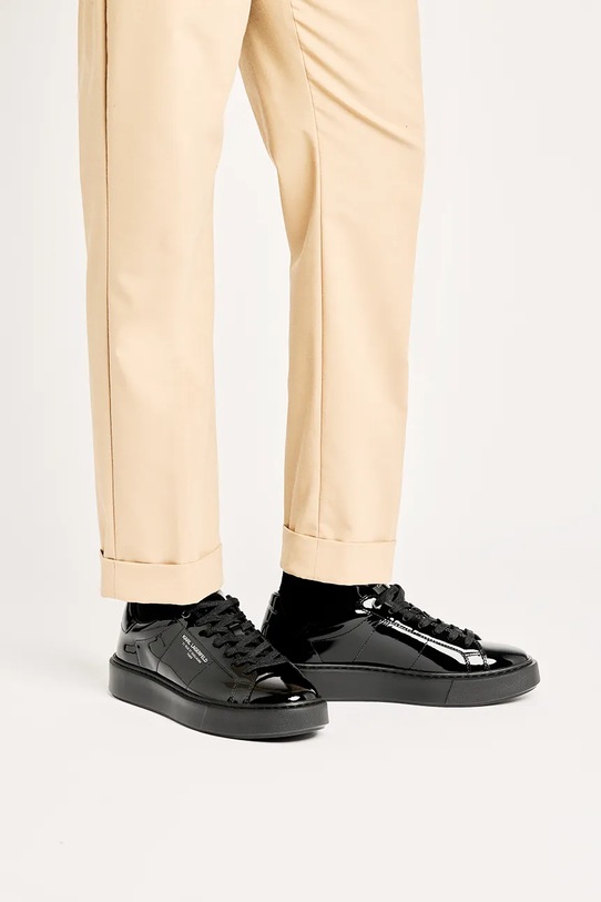 Karl Lagerfeld sneakersy skórzane MAXI KUP RSG KL52214.1BP