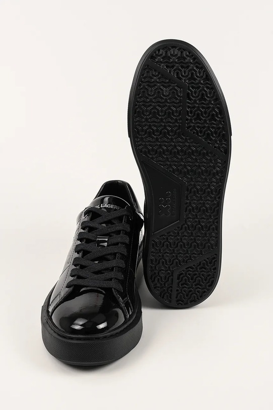 Karl Lagerfeld sneakersy skórzane MAXI KUP RSG KL52214.1BP czarny