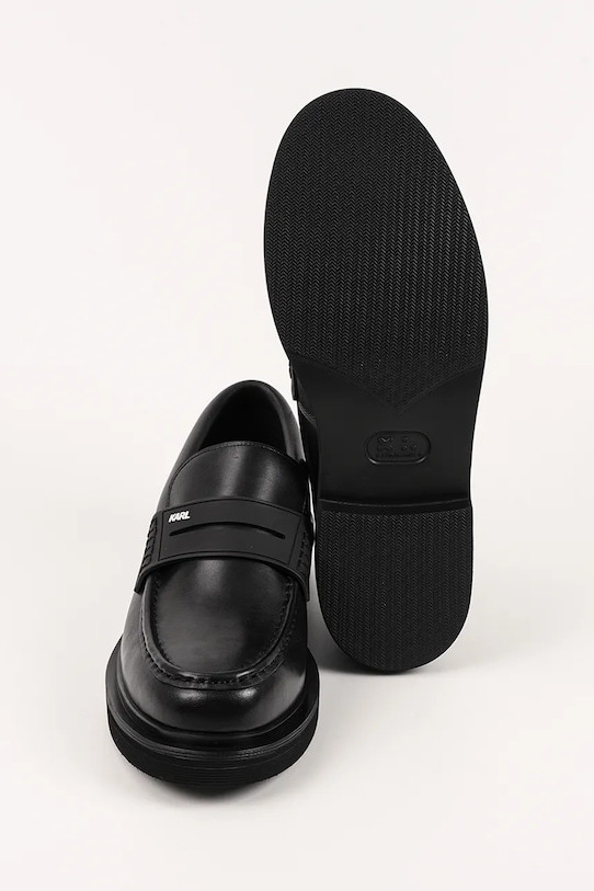 Karl Lagerfeld półbuty skórzane KINGSTON KL12213.000 czarny