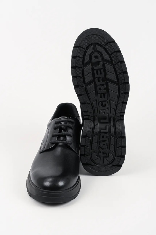 Karl Lagerfeld półbuty skórzane MAGNUS KL10625.000 czarny