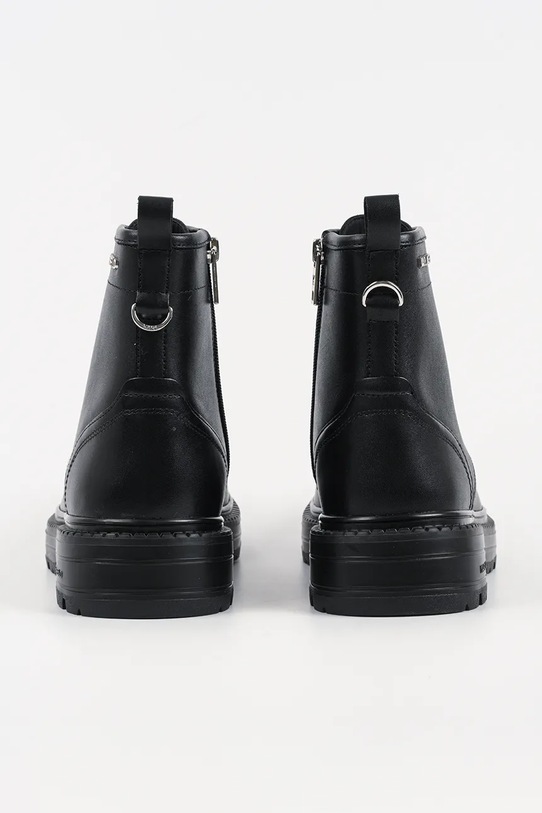 Obuv Kožené poltopánky Karl Lagerfeld MILES KL10255.000 čierna