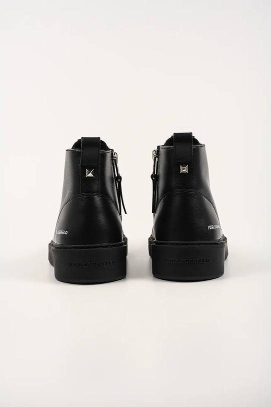 Obuwie Karl Lagerfeld trampki zamszowe FLINT II KL53354L.000 czarny