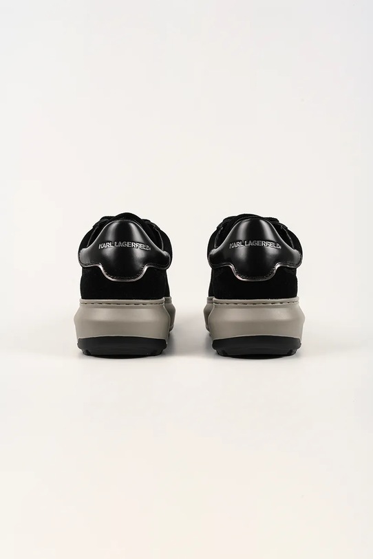 Obuwie Karl Lagerfeld sneakersy nubukowe KAPRI LUG KL57545.507 czarny
