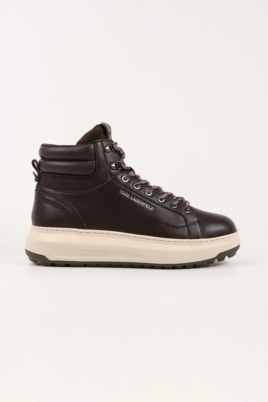 Karl Lagerfeld sneakers in pelle KAPRI LUG altri marrone KL57555.0CH
