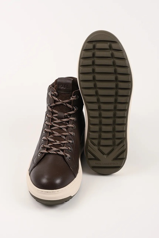 Karl Lagerfeld sneakers in pelle KAPRI LUG KL57555.0CH marrone