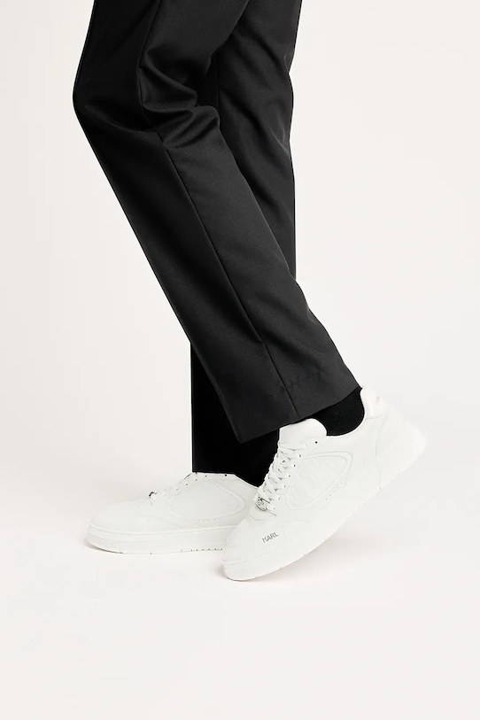 Karl Lagerfeld sneakersy skórzane KOURTNEY KL53019.01W