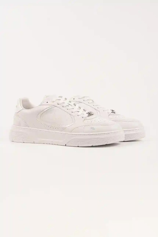 Kožne tenisice Karl Lagerfeld KOURTNEY KL53019.01W bijela AW25