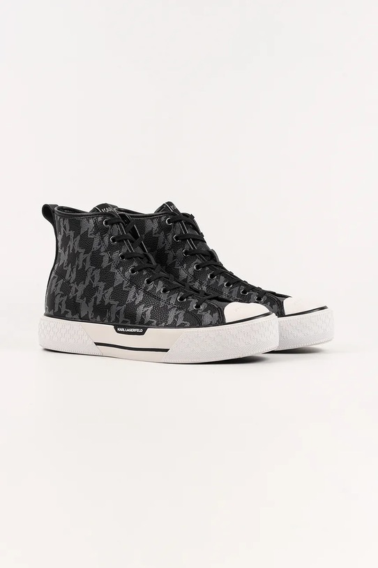 Karl Lagerfeld trampki skórzane KAMPUS MAX MNS KL50449.100 szary NC25