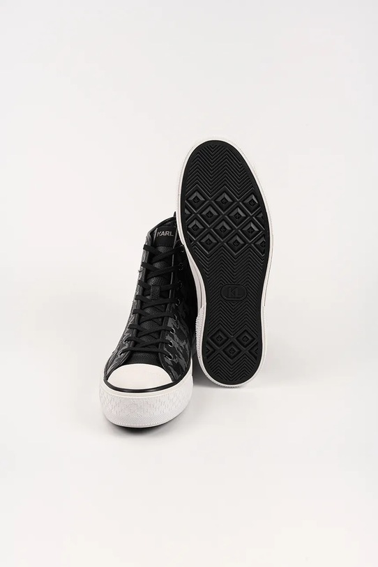 Karl Lagerfeld trampki skórzane KAMPUS MAX MNS KL50449.100 szary