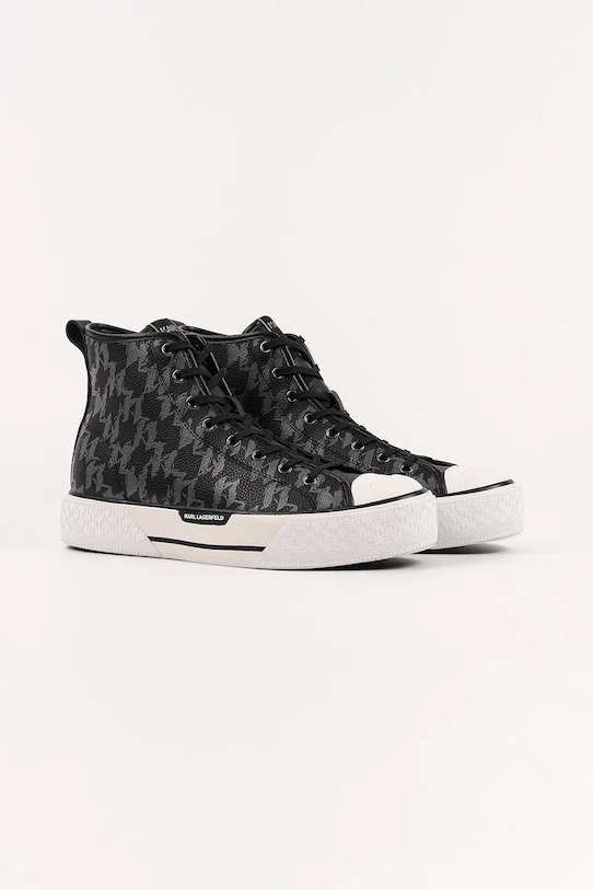 Karl Lagerfeld teniși de piele KAMPUS MAX MNS KL50449.100 negru NC25