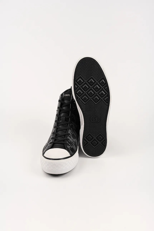 Karl Lagerfeld teniși de piele KAMPUS MAX MNS KL50449.100 negru