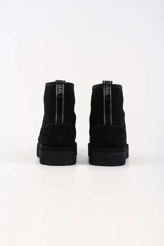 Încălțăminte Karl Lagerfeld cizme de zăpadă din piele întoarsă THERMO MNS KL28542.500 negru