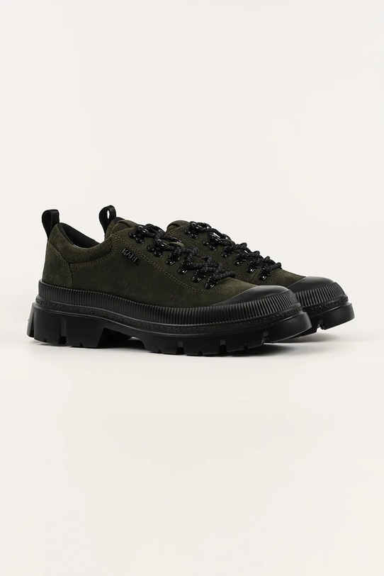Karl Lagerfeld trampki skórzane TREKKA MENS KL25227.5KK zielony NC25