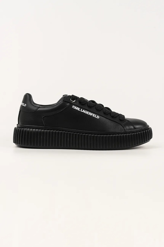 Karl Lagerfeld sneakersy skórzane KAPRIKA pozostałe czarny KL24220.00X