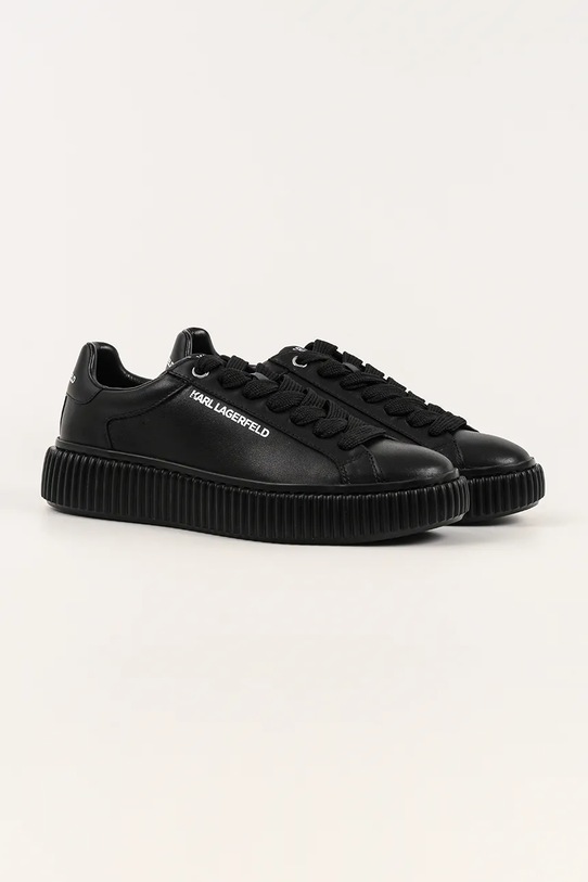 Karl Lagerfeld sneakersy skórzane KAPRIKA KL24220.00X czarny AW25
