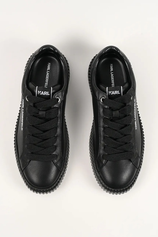 Karl Lagerfeld sneakersy skórzane KAPRIKA czarny KL24220.00X