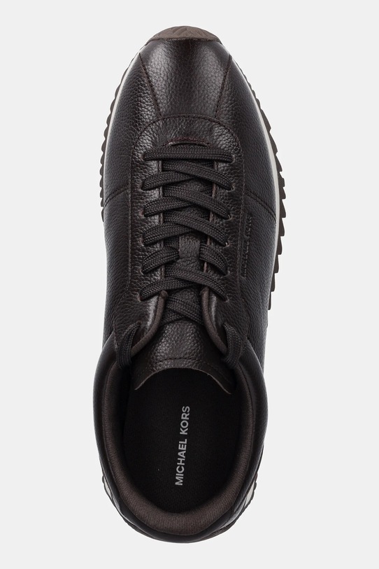 Michael Kors sneakers in pelle Rhodes marrone 42F5RHFS1L.251