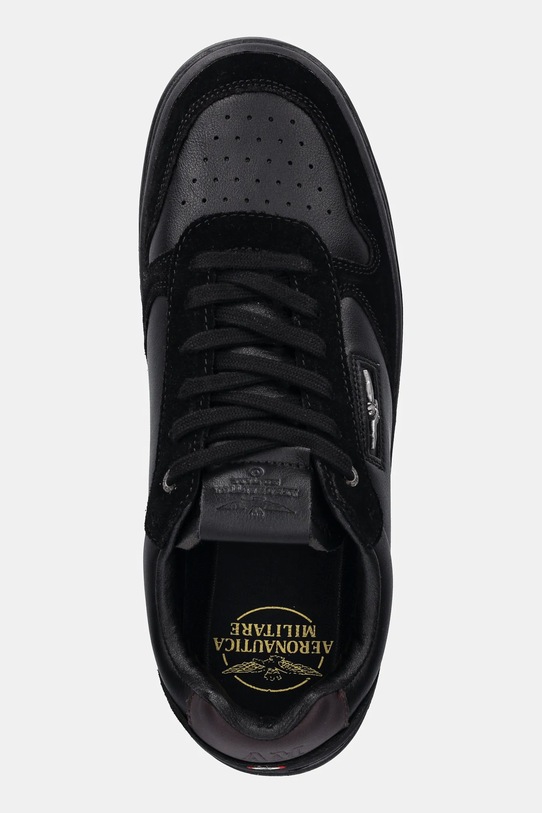 Aeronautica Militare sneakersy skórzane SNEAKERS czarny 252SC0235UPL00244.34300
