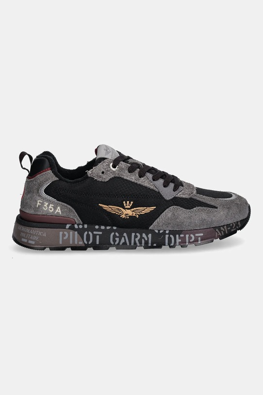 Aeronautica Militare sneakersy SNEAKERS 252SC0276UCT03546.34300 czarny AW25