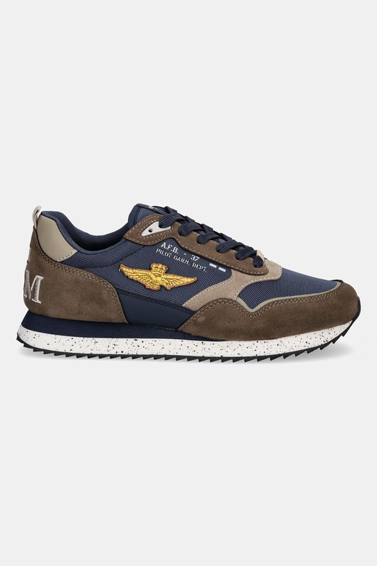 Aeronautica Militare sneakersy SNEAKERS 252SC0288UCT03545.94691 brązowy AW25