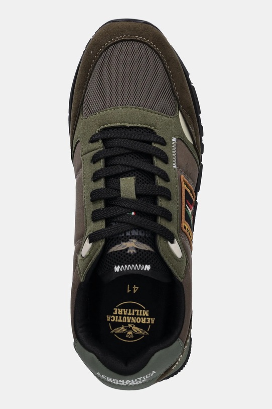 Aeronautica Militare sneakersy SNEAKERS zielony 252SC0292UCT03331.07301