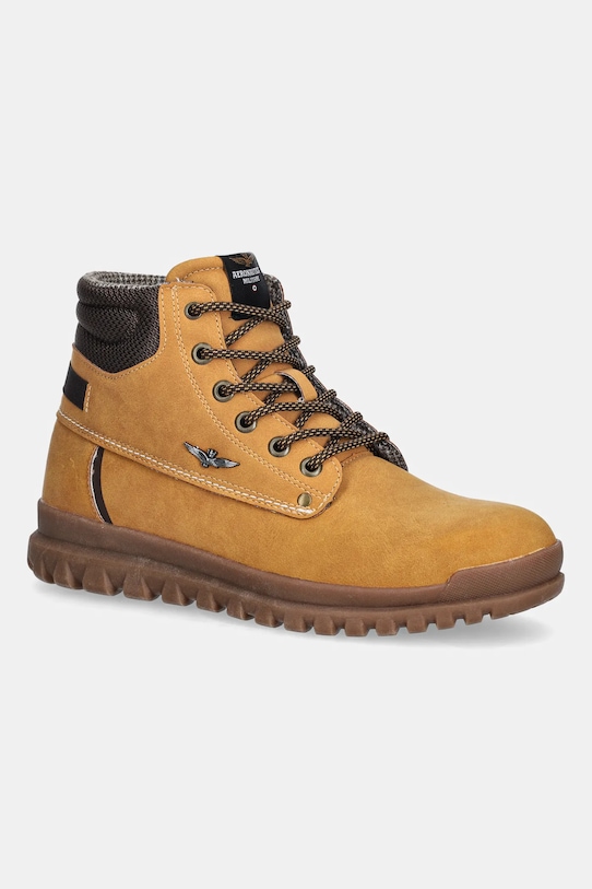 Aeronautica Militare trapery STIVALETTO tekstylny brązowy 252SC0317UCT04247.56033