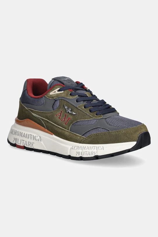 Кроссовки Aeronautica Militare SNEAKERS замш зелёный 252SC0318UCT04248.90591