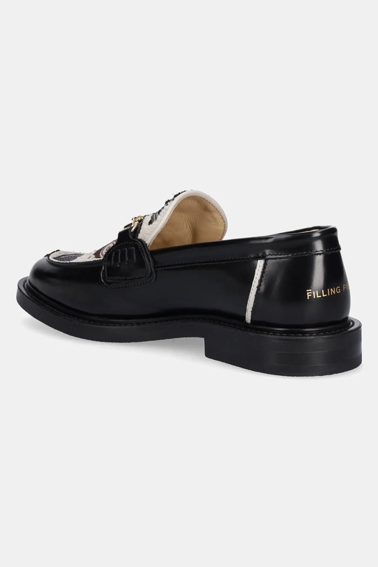 Obuwie Filling Pieces mokasyny skórzane Loafer Vinyl 122511303240 czarny