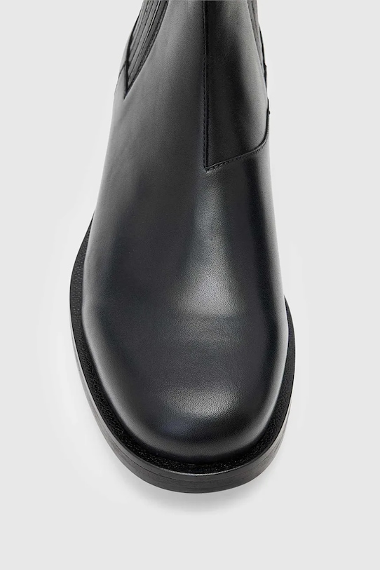 AllSaints ghete chelsea de piele BLOOM CHELSEA M030FD negru