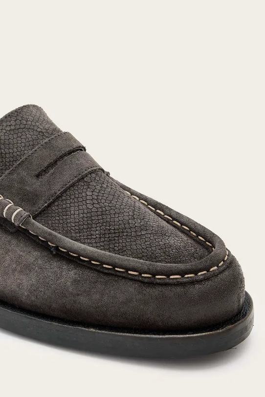 Δερμάτινα μοκασίνια AllSaints BLOOM SUEDE LOAFER γκρί M022FC.WGR