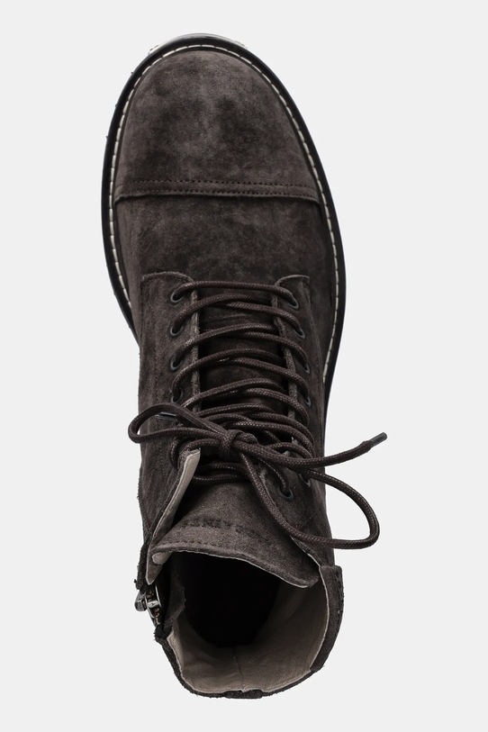 AllSaints buty zamszowe HANK SUEDE BOOT szary M005FB