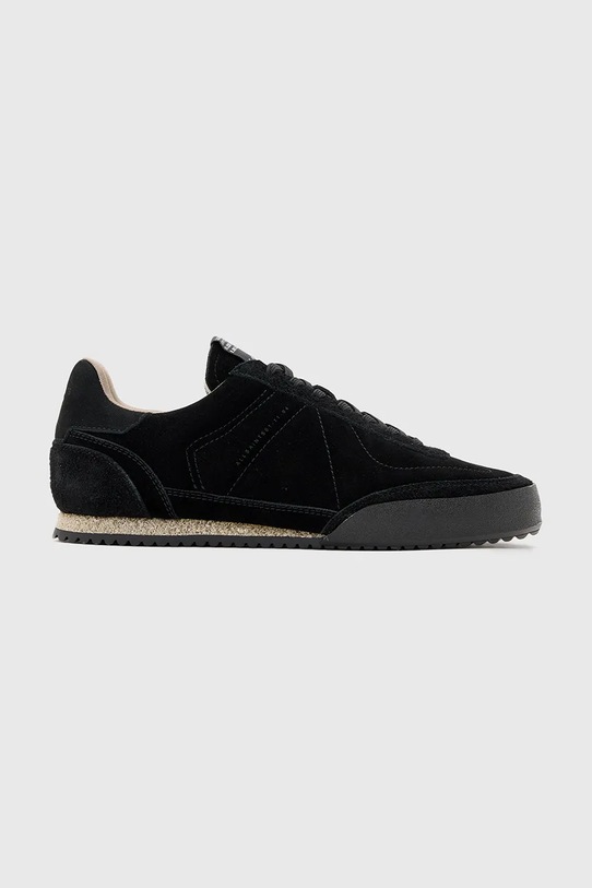 Σουέτ αθλητικά παπούτσια AllSaints HARRI LOW TOP άλλο μαύρο M017FD