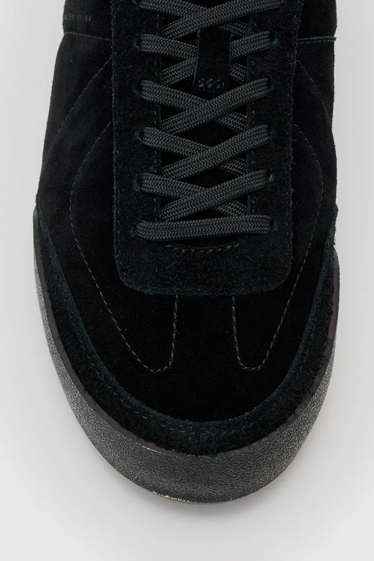 Σουέτ αθλητικά παπούτσια AllSaints HARRI LOW TOP M017FD μαύρο