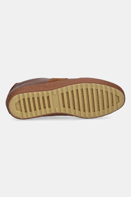 AllSaints sneakersy skórzane JAIMEE LOW TOP M052FB.BRN brązowy