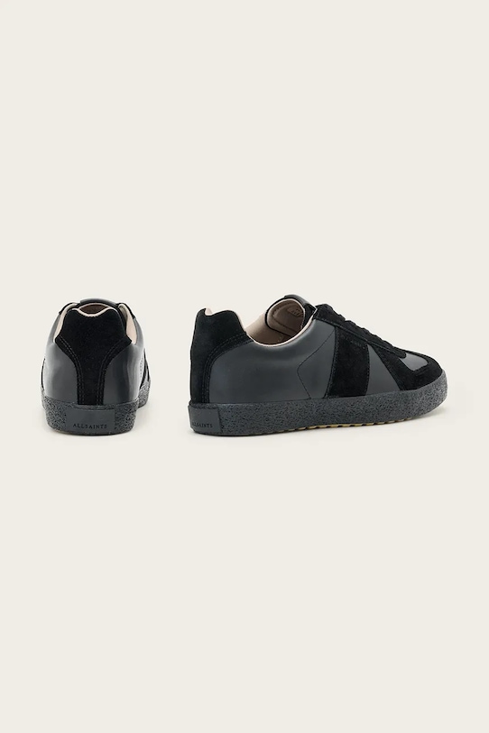 Obuwie AllSaints sneakersy skórzane JAIMEE LOW TOP M052FB.BLK czarny