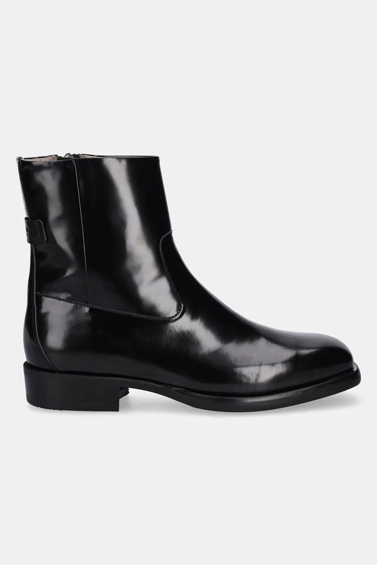 AllSaints buty skórzane Milton Boot M031FD czarny AW25