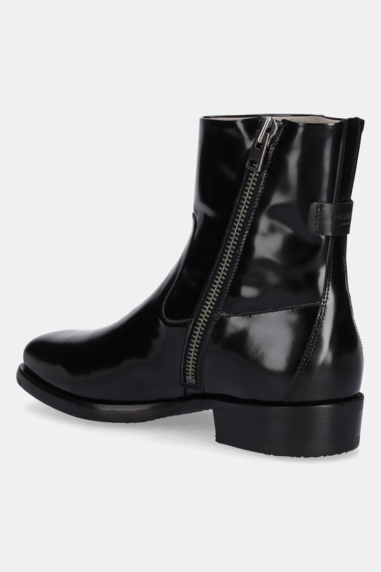 Obuwie AllSaints buty skórzane MILTON BOOT M031FD czarny