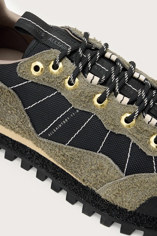 AllSaints sneakersy NEVIS SNEAKER zielony M019FD.KHK