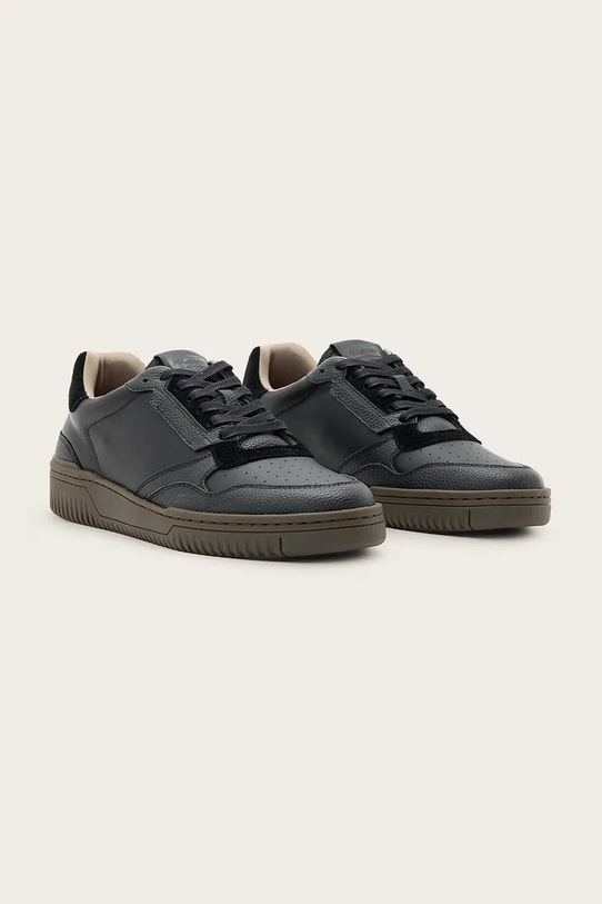 Δερμάτινα αθλητικά παπούτσια AllSaints REGAN LOW TOP M053FB.BLK μαύρο AW25