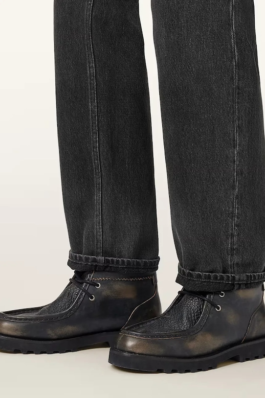 Kožené poltopánky AllSaints SKIFF BOOT M069FC