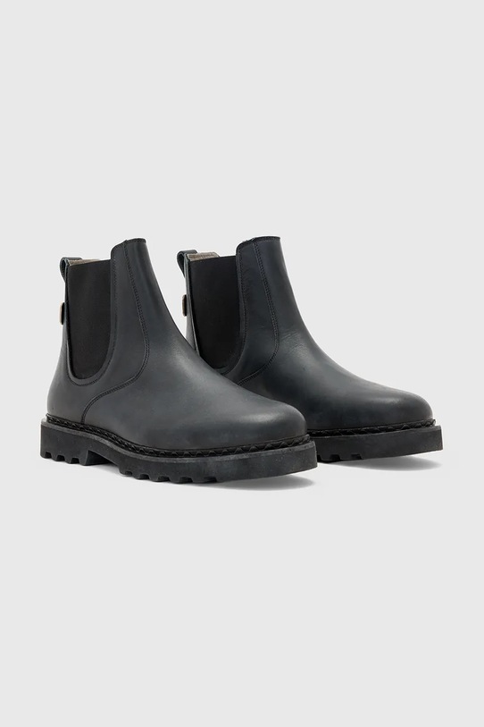 Visoki čevlji AllSaints SKIFF CHELSEA BOOT M025FD črna AW25