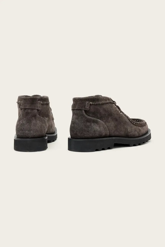 Obuwie AllSaints półbuty zamszowe SKIFF SUEDE BOOT M015FC.WRG szary