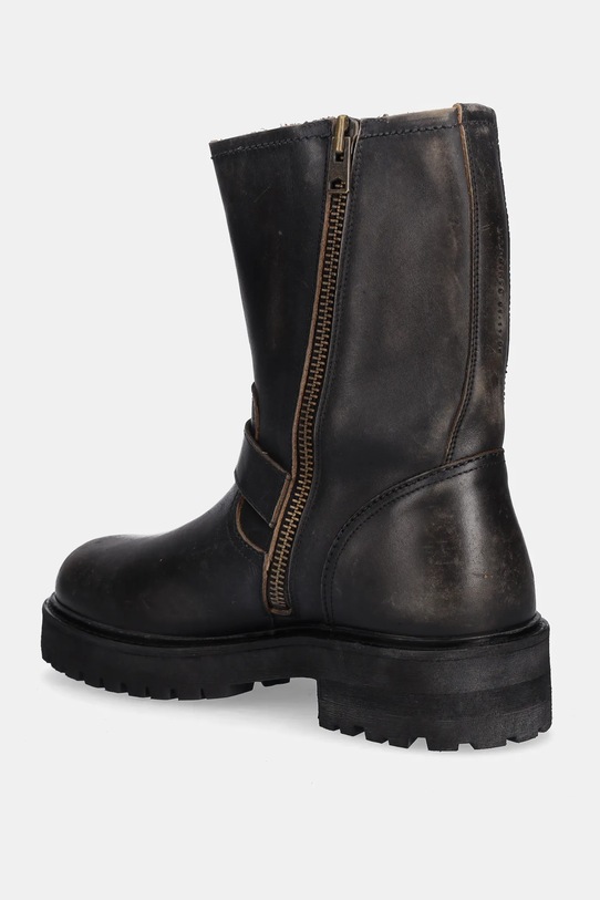 Obuwie AllSaints buty wysokie TAIT BOOT M080FB brązowy