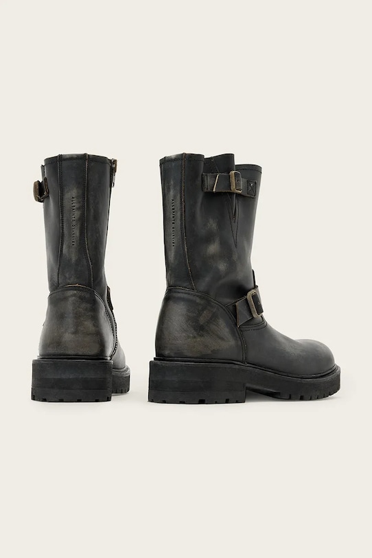 Încălțăminte AllSaints pantofi inalti TAIT BOOT M080FB maro