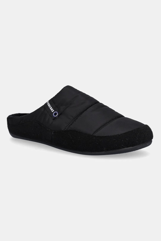 kapcie EARTH ACOLCHADO/PICOS czarny 8461100671.NEGRO