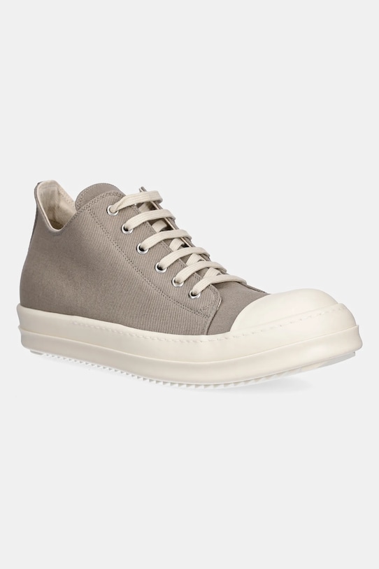 Кеди Rick Owens DRKSHDW Low Sneaks синтетичний бежевий DU02E7802.DO