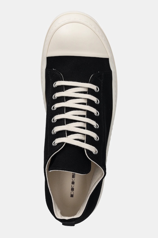 Rick Owens DRKSHDW tenisówki Low Sneaks czarny DU02E7802.DO