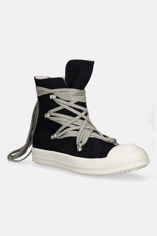 Kecky Rick Owens DRKSHDW Megalace Sneaks textilní černá DU02E7809.DOW1